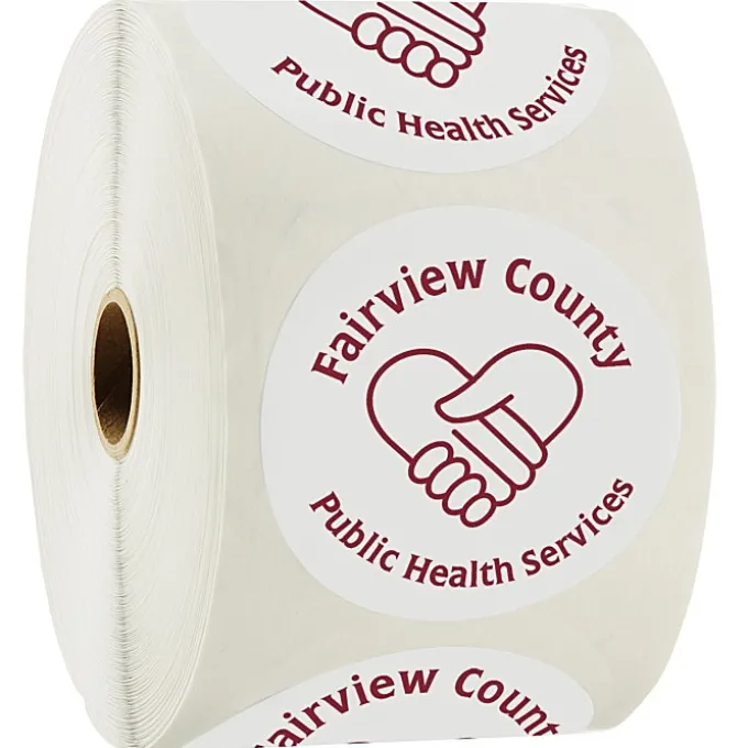 Sticker by the Roll - Circle - 3 inches
