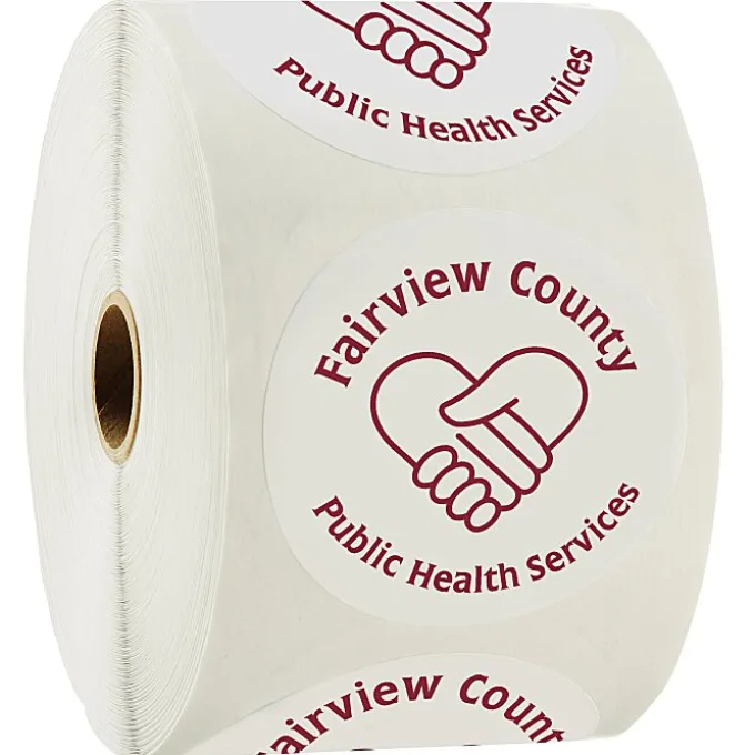 Sticker by the Roll - Circle - 3 inches