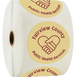 Sticker by the Roll - Circle - 3 inches