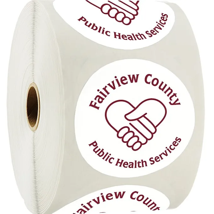 Sticker by the Roll - Circle - 3 inches