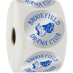 Sticker by the Roll - Circle - 2 1/2 inches