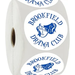 Sticker by the Roll - Circle - 2 1/2 inches