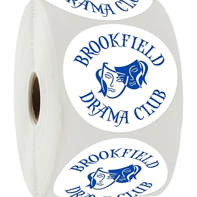 Sticker by the Roll - Circle - 2 1/2 inches