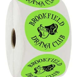 Sticker by the Roll - Circle - 2 1/2 inches
