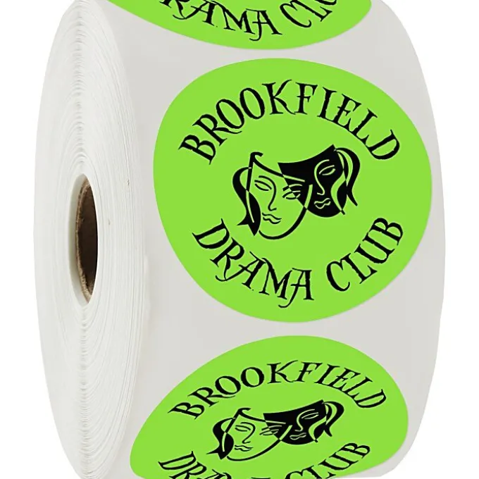 Sticker by the Roll - Circle - 2 1/2 inches