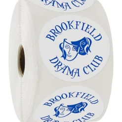 Sticker by the Roll - Circle - 2 1/2 inches