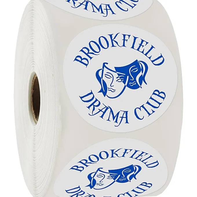 Sticker by the Roll - Circle - 2 1/2 inches