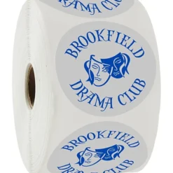 Sticker by the Roll - Circle - 2 1/2 inches