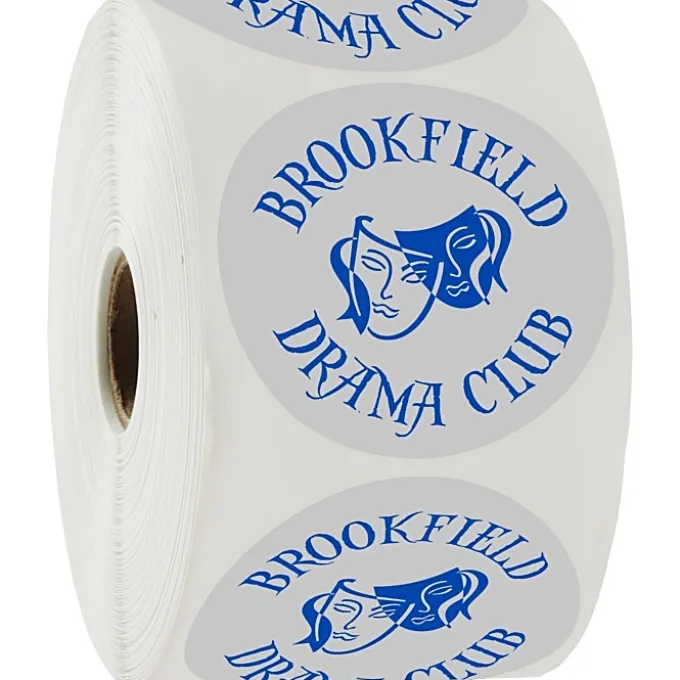 Sticker by the Roll - Circle - 2 1/2 inches