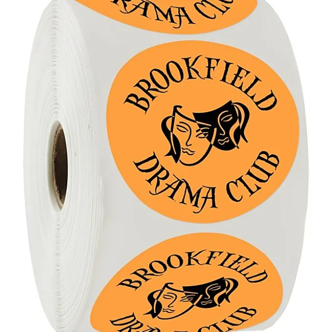 Sticker by the Roll - Circle - 2 1/2 inches