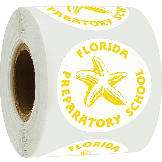 Sticker by the Roll - Circle - 1 1/2 inches