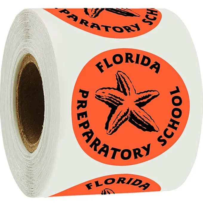 Sticker by the Roll - Circle - 1 1/2 inches