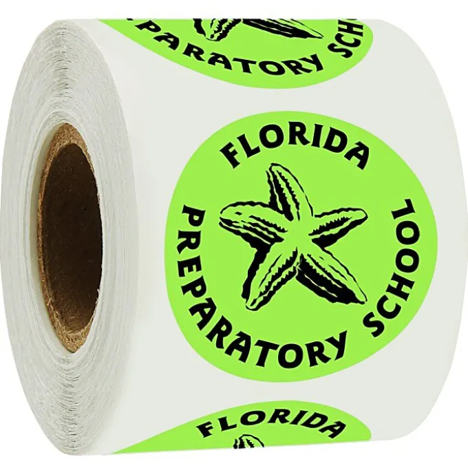 Sticker by the Roll - Circle - 1 1/2 inches