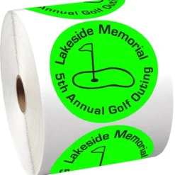 Sticker by the Roll - Circle - 3 1/4 inches