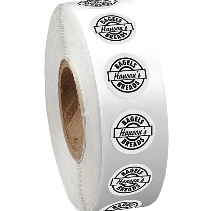 Sticker by the Roll - Circle - 1/2 inch