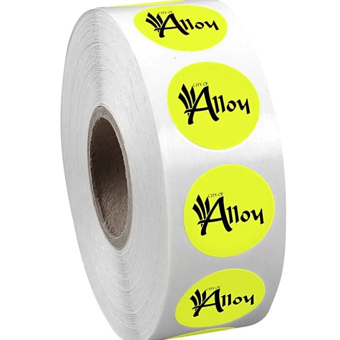 Sticker by the Roll - Circle - 3/4 inch
