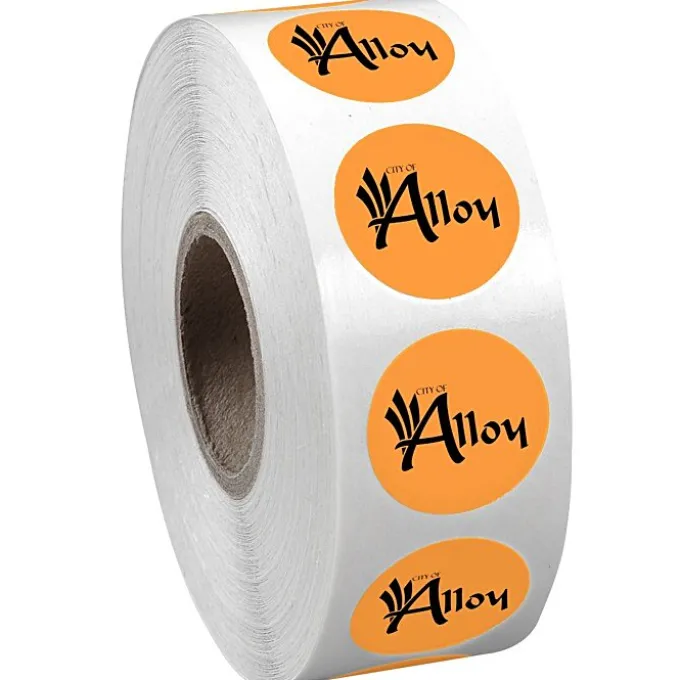 Sticker by the Roll - Circle - 3/4 inch