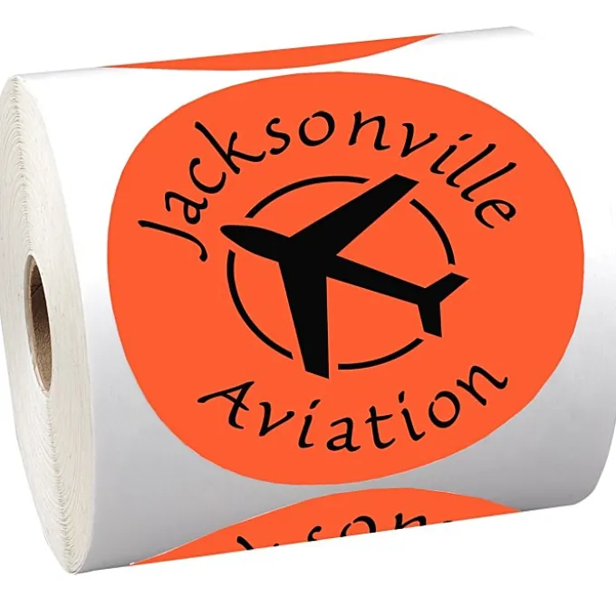 Sticker by the Roll - Circle - 4 inches