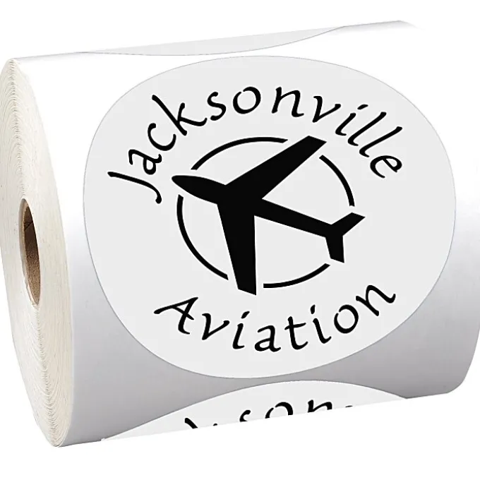 Sticker by the Roll - Circle - 4 inches