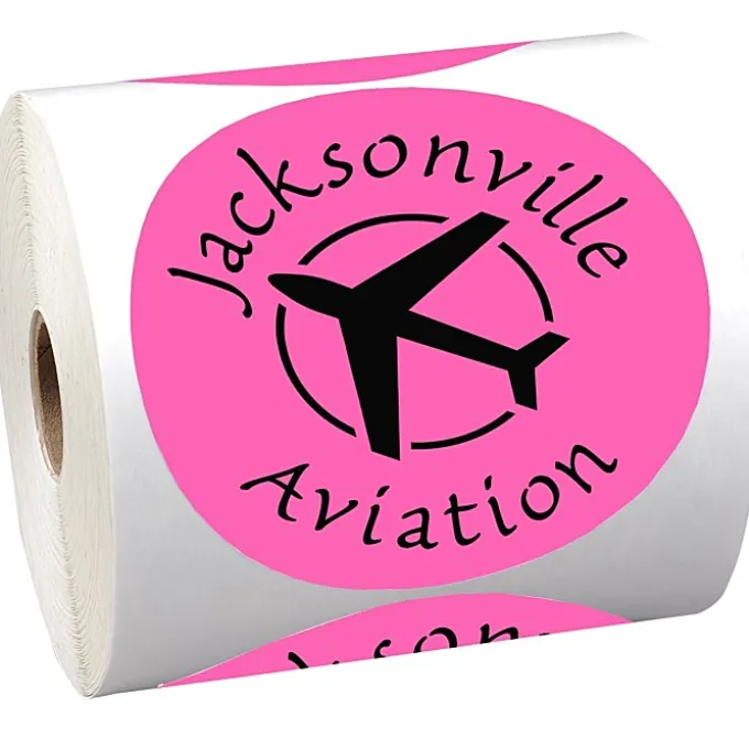 Sticker by the Roll - Circle - 4 inches