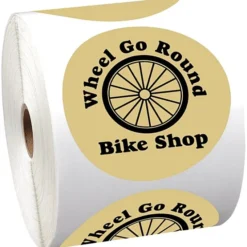 Sticker by the Roll - Circle - 3 1/2 inches