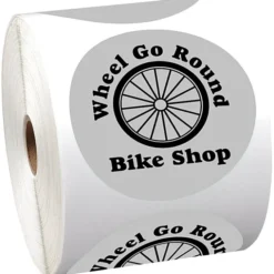 Sticker by the Roll - Circle - 3 1/2 inches