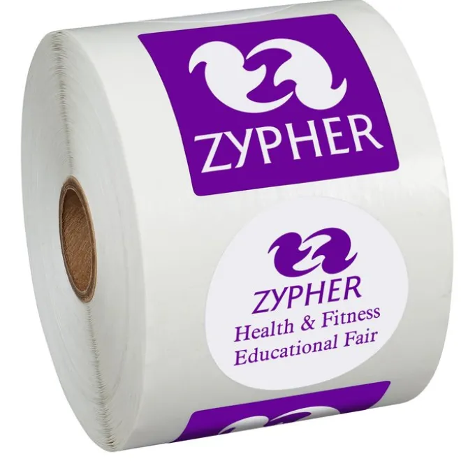 Sticker by the Roll - Circle - 2 inches & Square - 2 inches x 2 inches