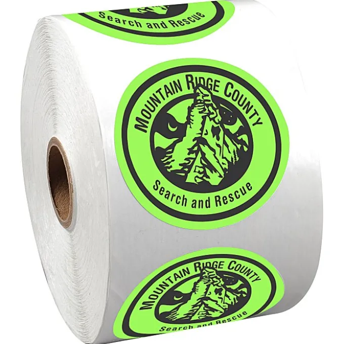 Sticker by the Roll - Circle - 2 1/4 inches
