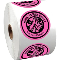 Sticker by the Roll - Circle - 2 1/4 inches