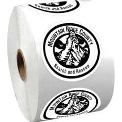 Sticker by the Roll - Circle - 2 1/4 inches
