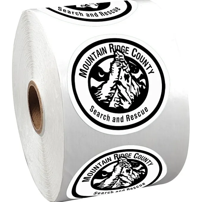 Sticker by the Roll - Circle - 2 1/4 inches