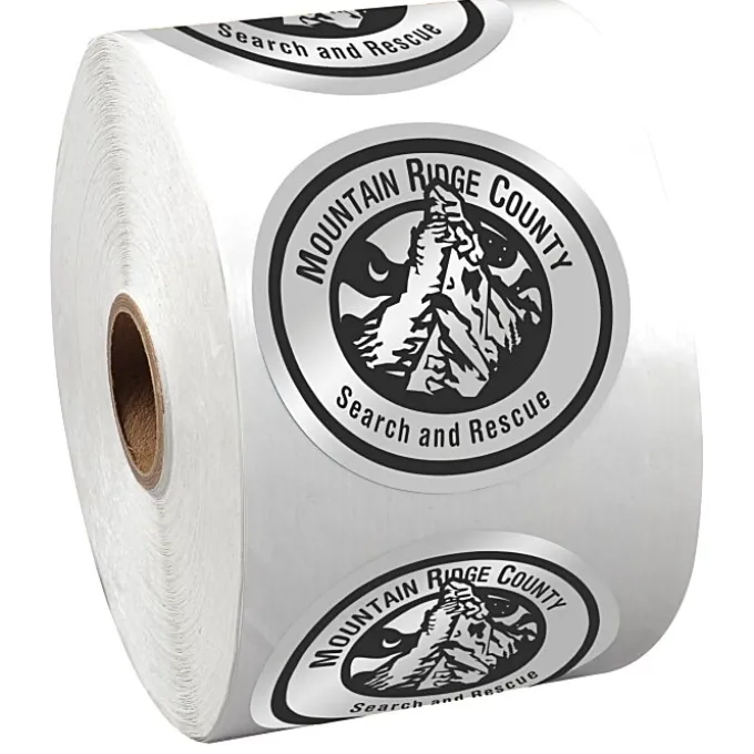 Sticker by the Roll - Circle - 2 1/4 inches
