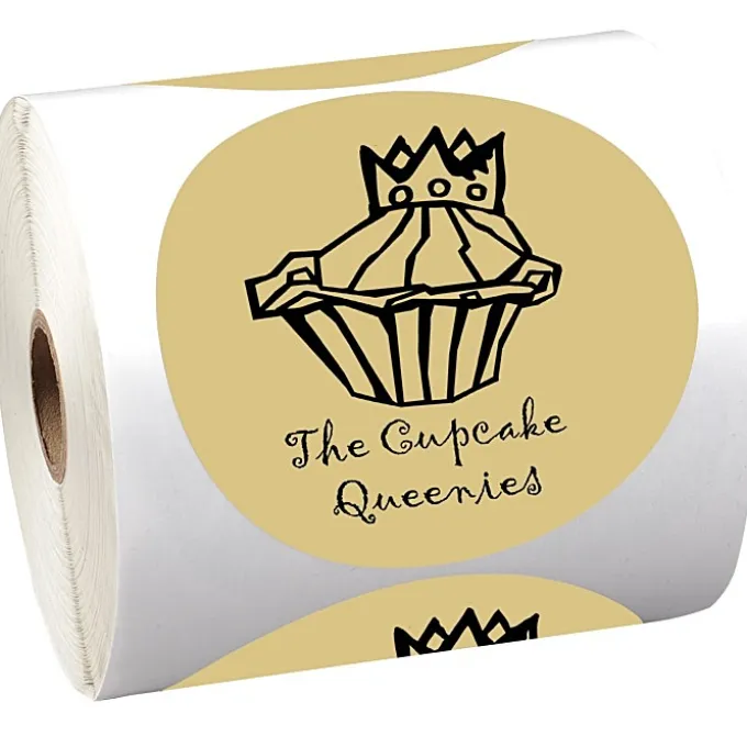 Sticker by the Roll - Circle - 3 3/4 inches