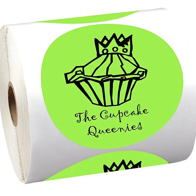 Sticker by the Roll - Circle - 3 3/4 inches