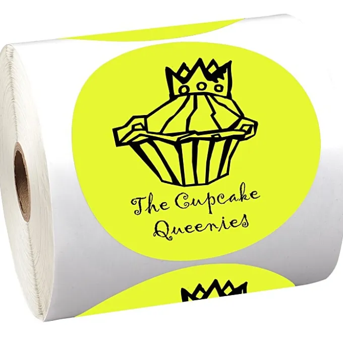 Sticker by the Roll - Circle - 3 3/4 inches