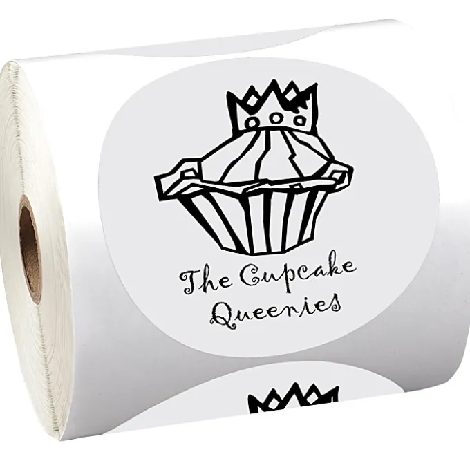 Sticker by the Roll - Circle - 3 3/4 inches