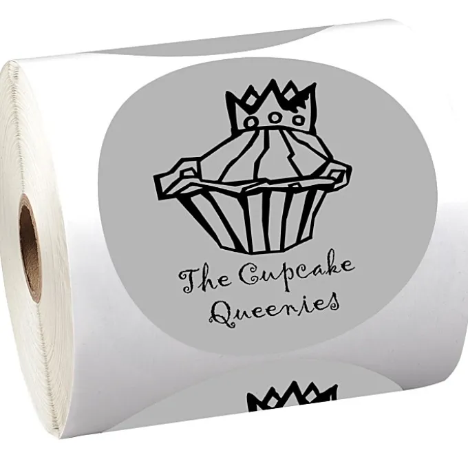 Sticker by the Roll - Circle - 3 3/4 inches