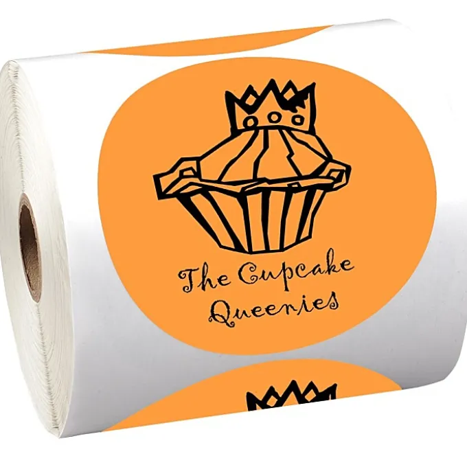 Sticker by the Roll - Circle - 3 3/4 inches