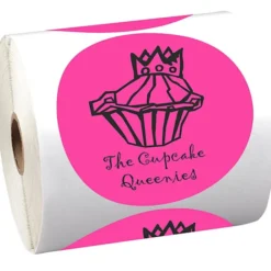 Sticker by the Roll - Circle - 3 3/4 inches