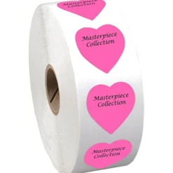 Sticker by the Roll - Heart - 1-3/16 inches x 1-1/8 inches