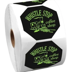 Sticker by the Roll - Octagon - 2-1/4 inches x 2-1/4 inches