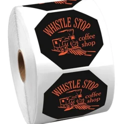 Sticker by the Roll - Octagon - 2-1/4 inches x 2-1/4 inches