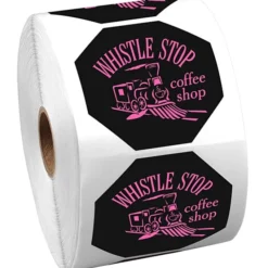 Sticker by the Roll - Octagon - 2-1/4 inches x 2-1/4 inches