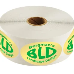 Sticker by the Roll - Oval - 1-1/2 inches x 2-1/2 inches