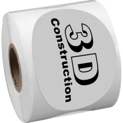 Sticker by the Roll - Oval - 2 inches x 3 inches