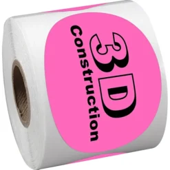Sticker by the Roll - Oval - 2 inches x 3 inches