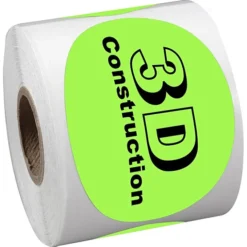 Sticker by the Roll - Oval - 2 inches x 3 inches