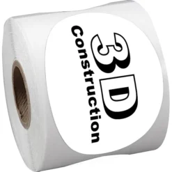 Sticker by the Roll - Oval - 2 inches x 3 inches