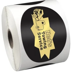 Sticker by the Roll - Oval - 2-5/8 inches x 3-3/4 inches
