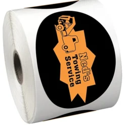 Sticker by the Roll - Oval - 2-5/8 inches x 3-3/4 inches
